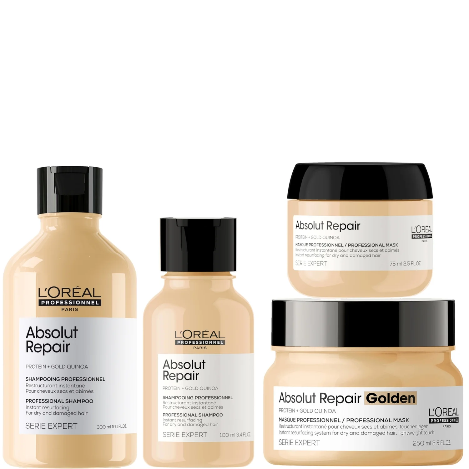 L’Oréal Professionnel Absolut Repair Shampoo and Hair Mask with Mini Shampoo and Mask