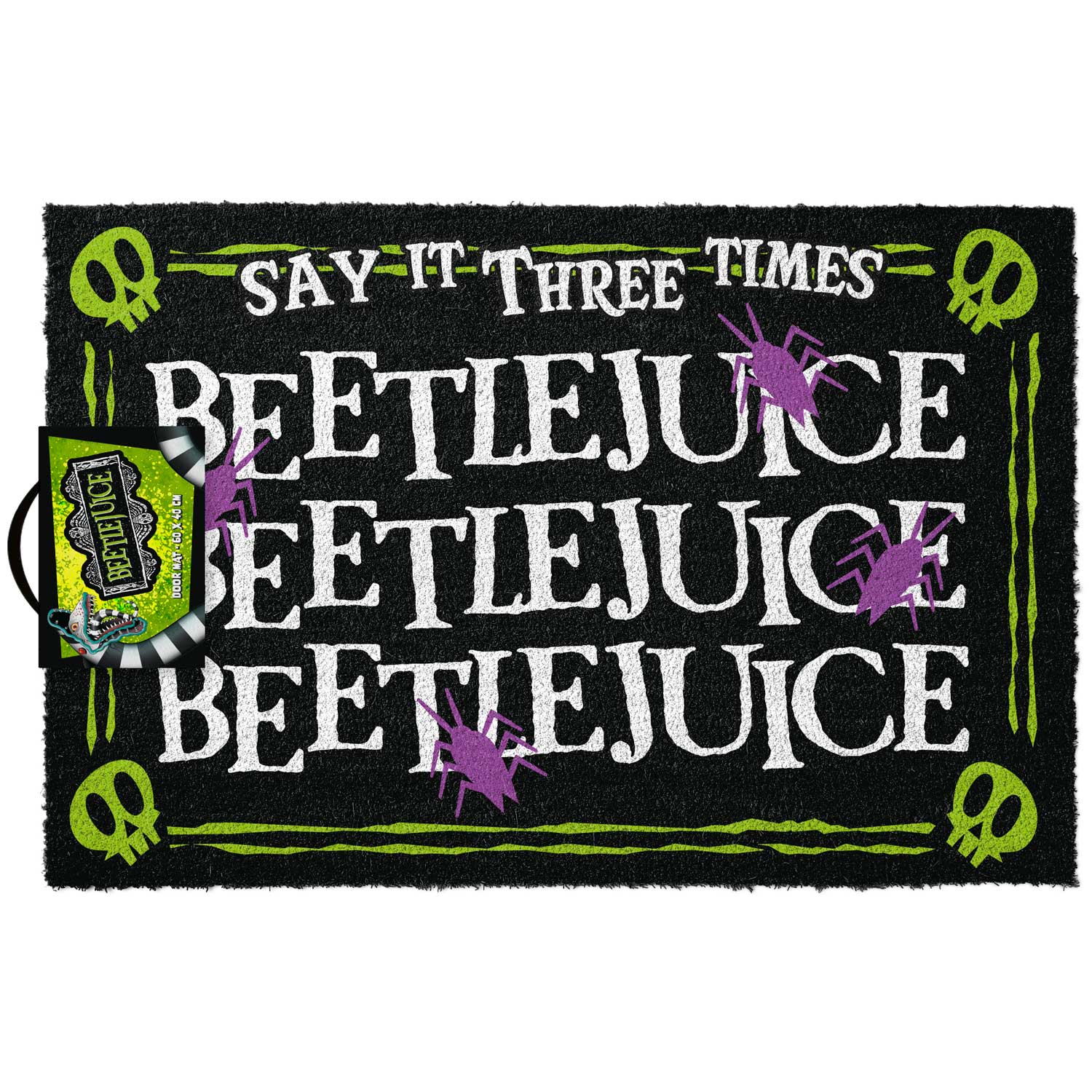 Beetlejuice Door Mat