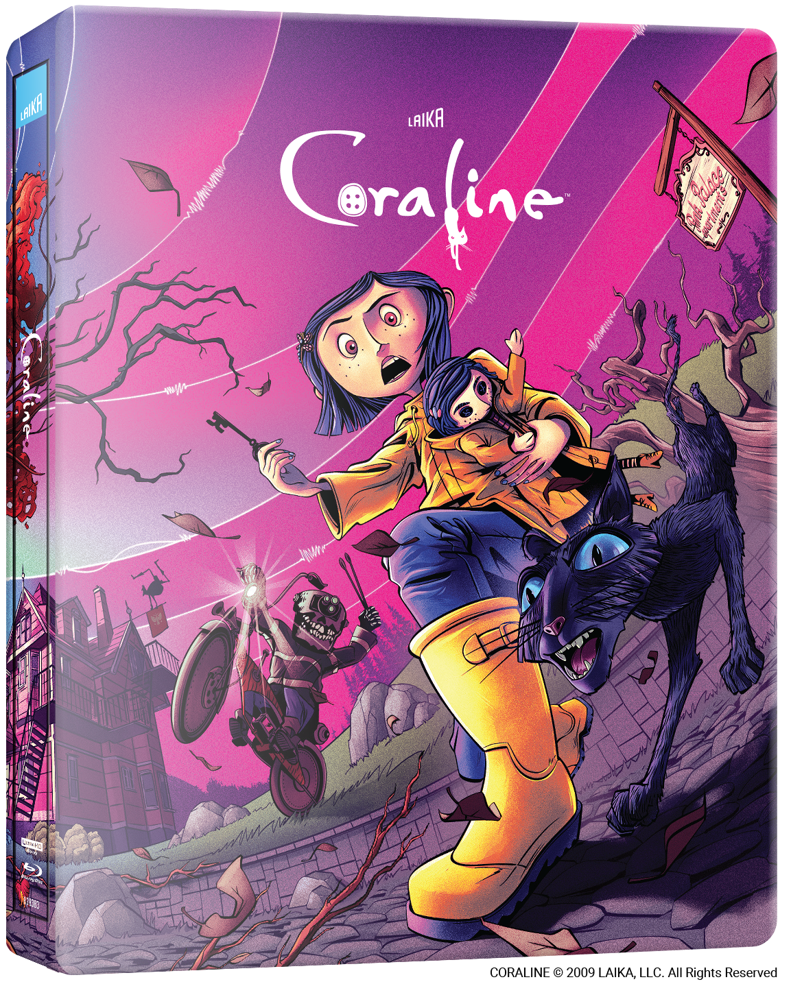 Coraline - Limited Steelbook Edition 4K Ultra HD & Blu-ray