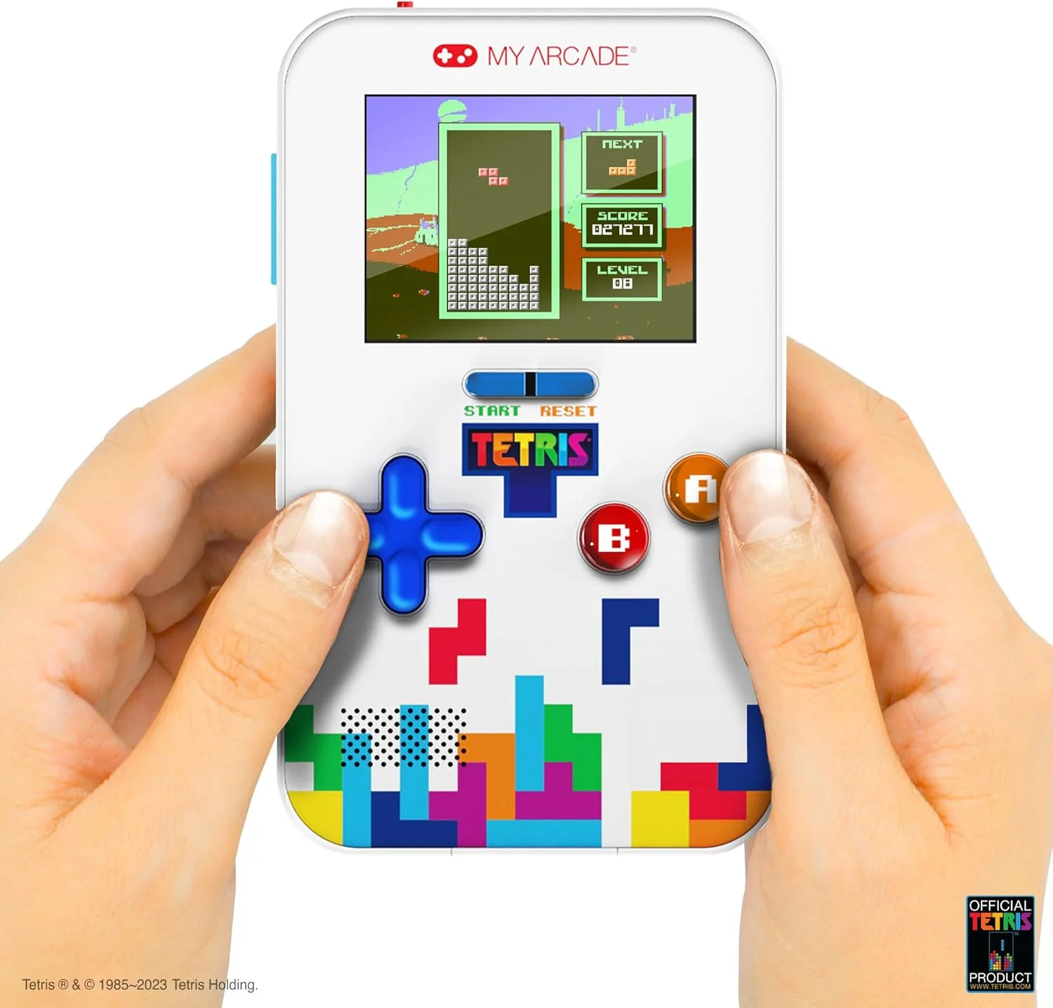 GO GAMER TETRIS PORTABLE VIDEO GAME SYSTEM (301 GAMES IN 1)