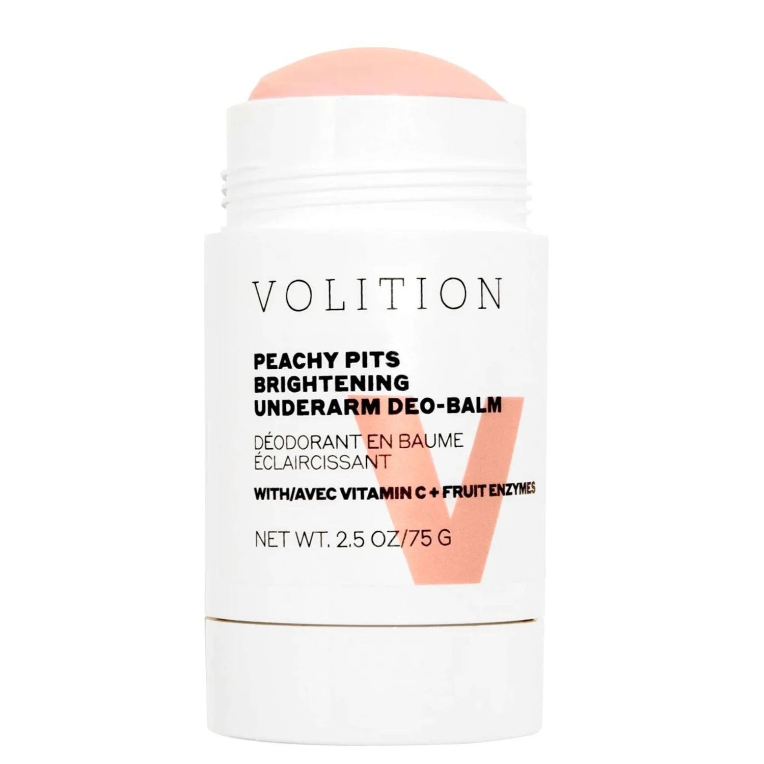 Volition Body & Hair Peachy Pits Brightening Underarm Deo-Balm 75g