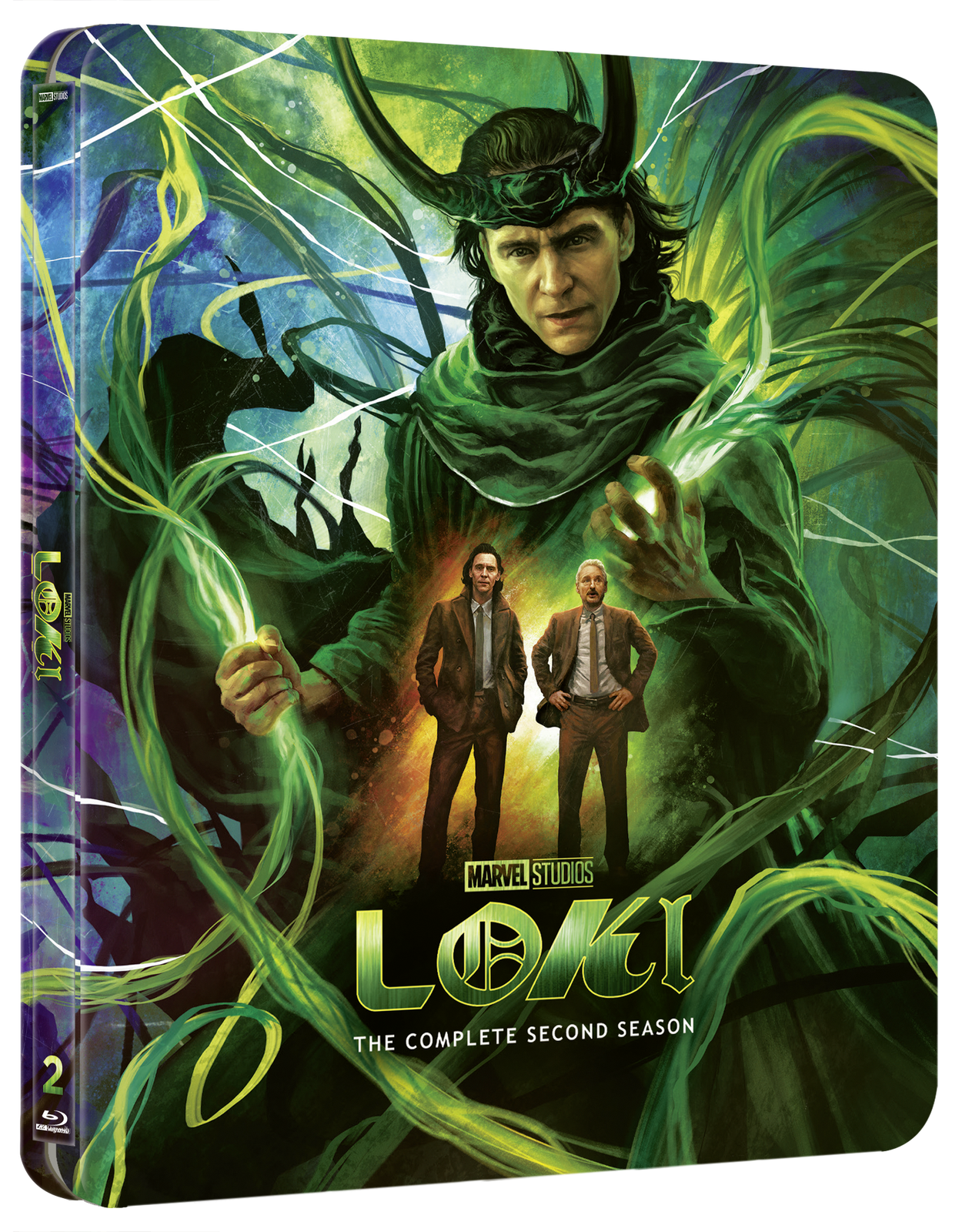 Marvel Studios Loki Season 2 4K Ultra HD & Blu-ray Steelbook (Disney+ Original - includes artcards)