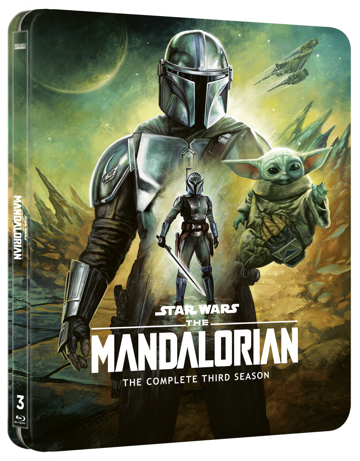 Star Wars Mandalorian Season 3 4K Ultra HD & Blu-ray Steelbook (Disney+ Original - includes artcards)