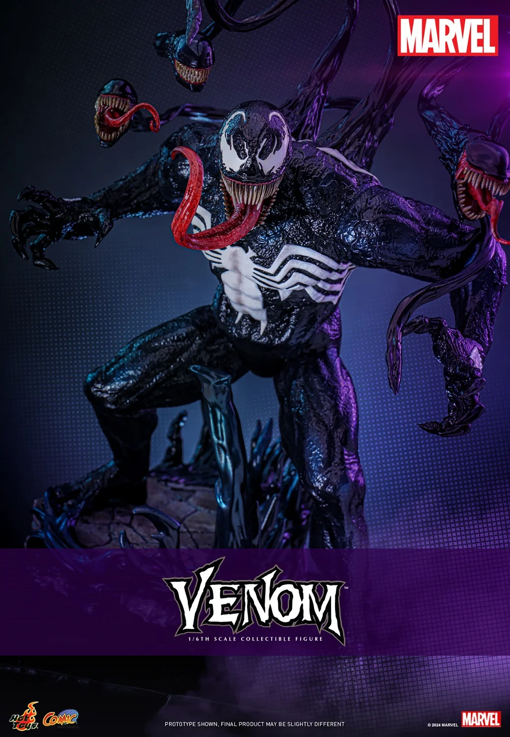 Hot Toys Marvel Venom Comic Book Version 1:6th Scale Collectible Figure