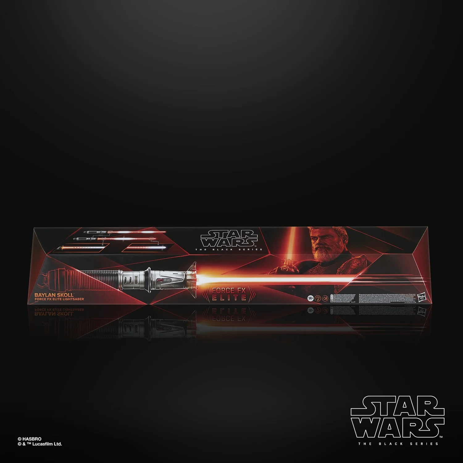 Star Wars The Black Series Baylan Skoll Force FX Elite Lightsaber