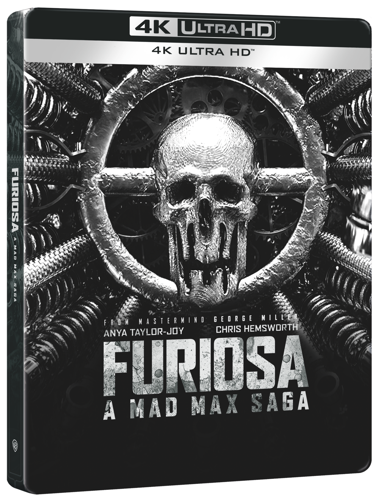 Furiosa: A Mad Max Saga 'Black and Chrome' Steelbook 4K Ultra HD