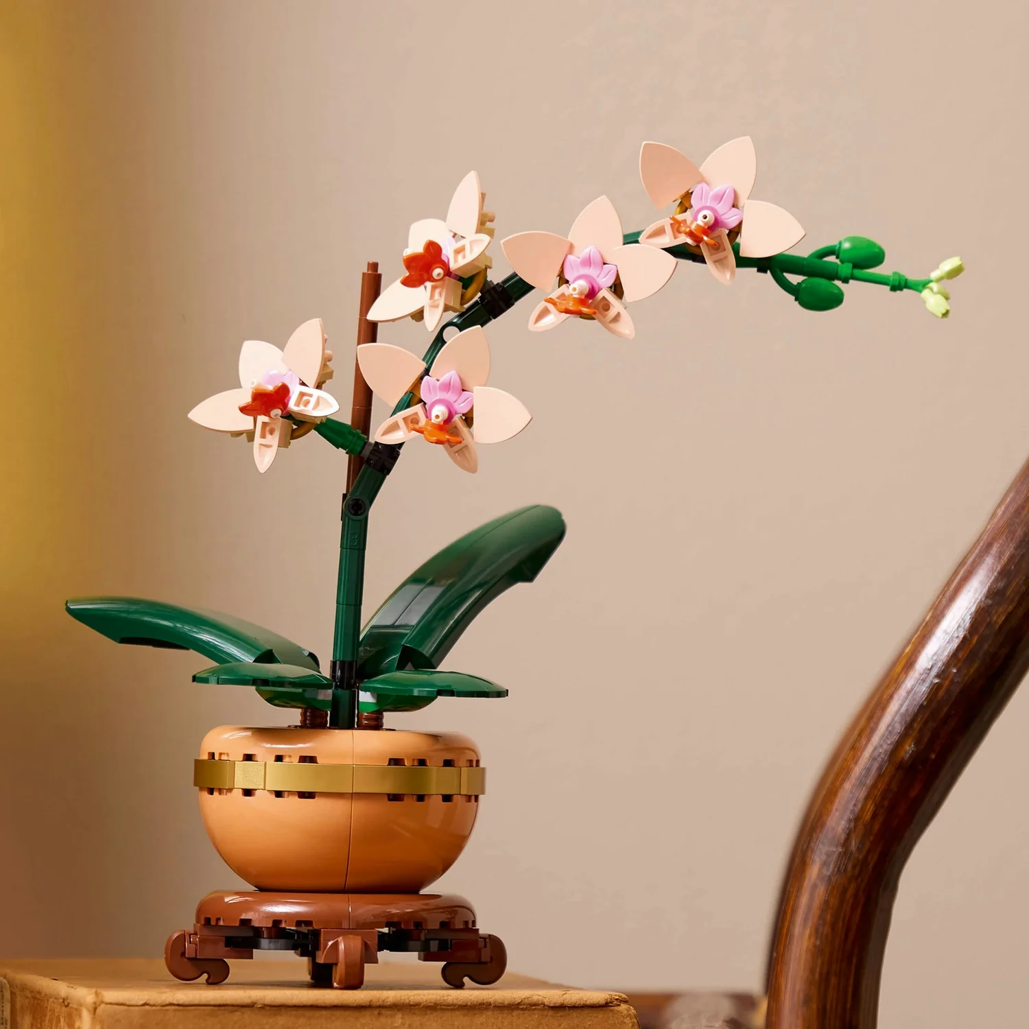 LEGO® Botanicals Mini Orchid Plant Gift, Home Decor Building Kit for Adults 10343