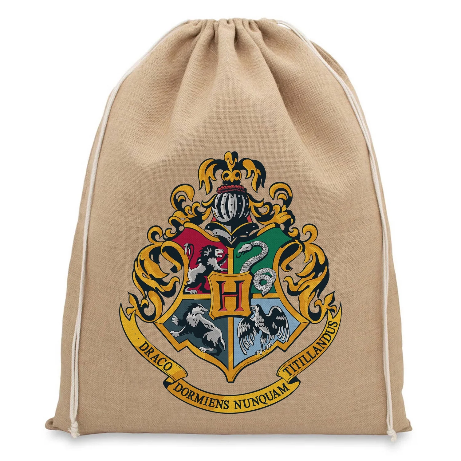 Harry Potter Hogwarts Christmas Hessian Sack