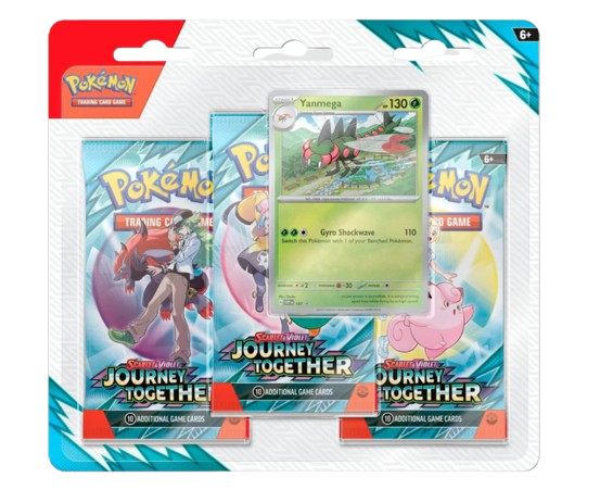 Pokémon TCG: Scarlet & Violet 9 – Journey Together - 3-Pack Blister