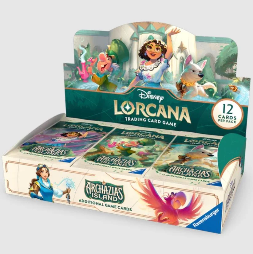 Disney Lorcana Trading Card Game Archazia's Island Booster Pack CDU (24 Packs)