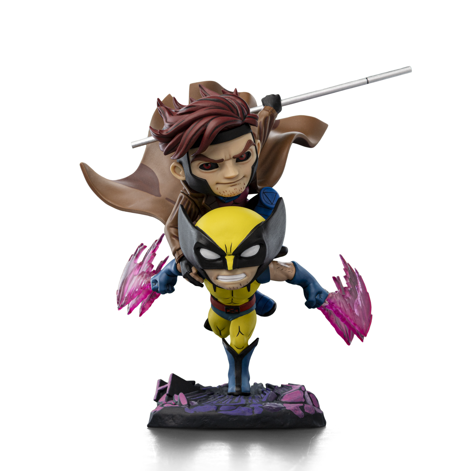 Iron Studios Gambit and Wolverine X-Men '97 Special Size MiniCo Figure