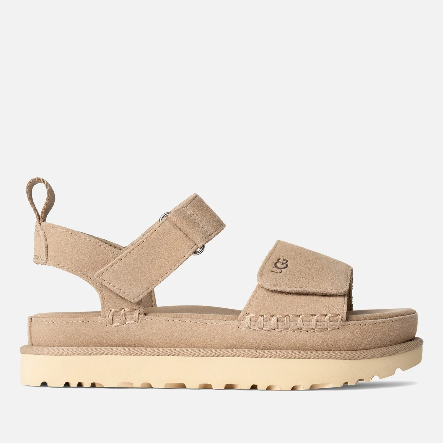 UGG Women's Goldenstar Suede Flatform Sandals - UK 3