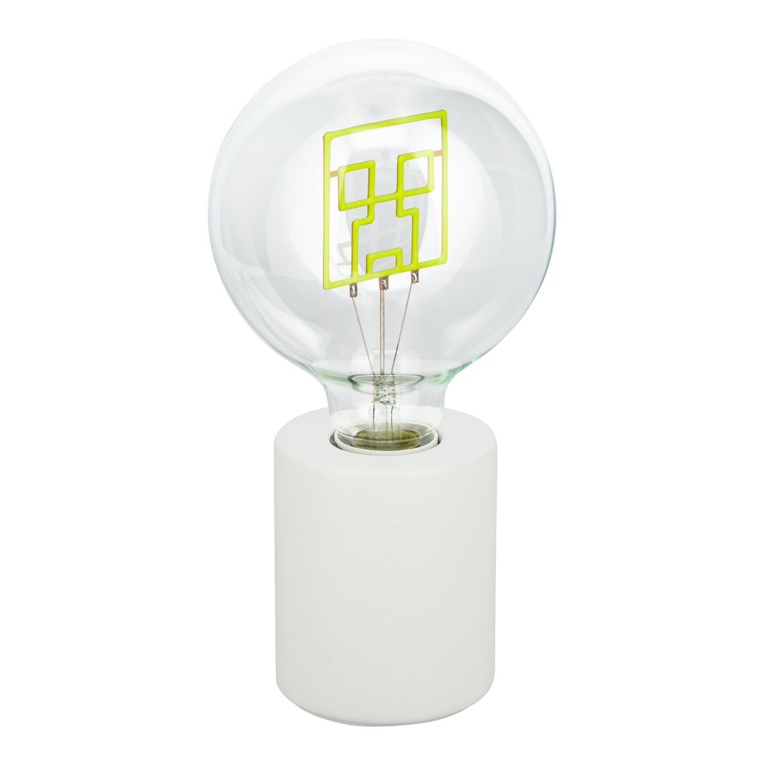Minecraft Creeper Led Neon Bulb Lamp Uk