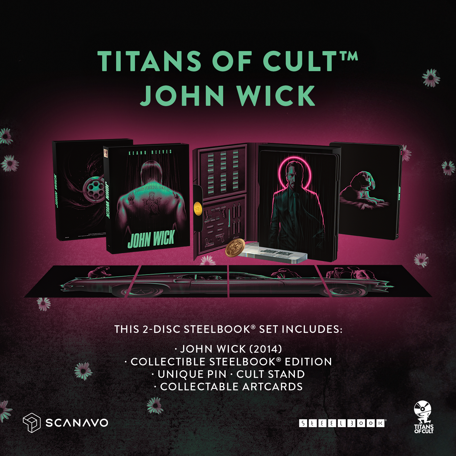 John Wick 10th Anniversary Titans of Cult 4K Ultra HD Steelbook