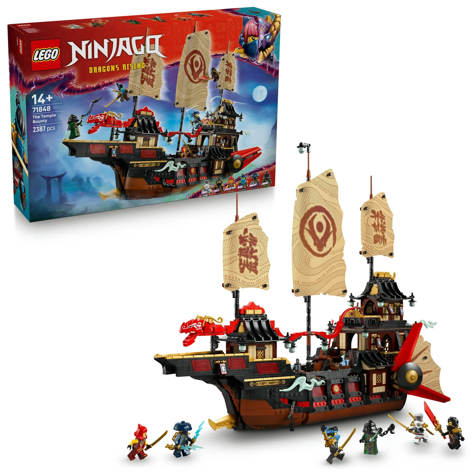 LEGO® NINJAGO® The Temple Bounty Ship Toy Building Kit 71848