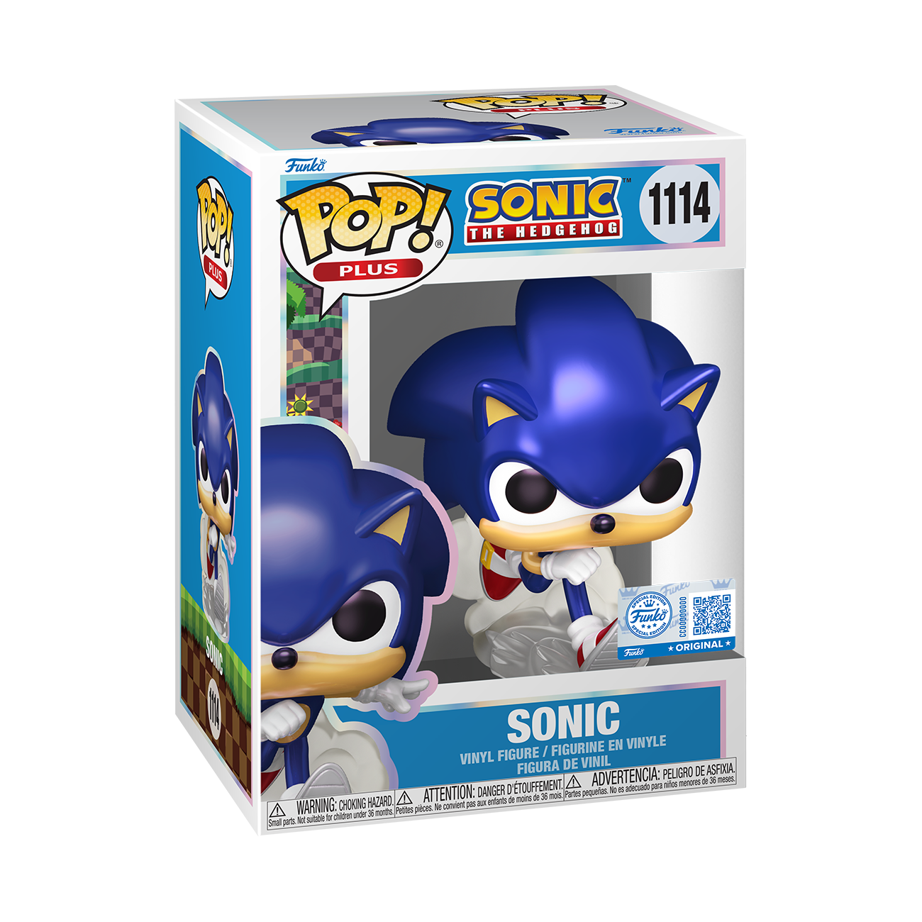 Sonic- Sonic (Pearlescent) Funko Pop! Vinyl