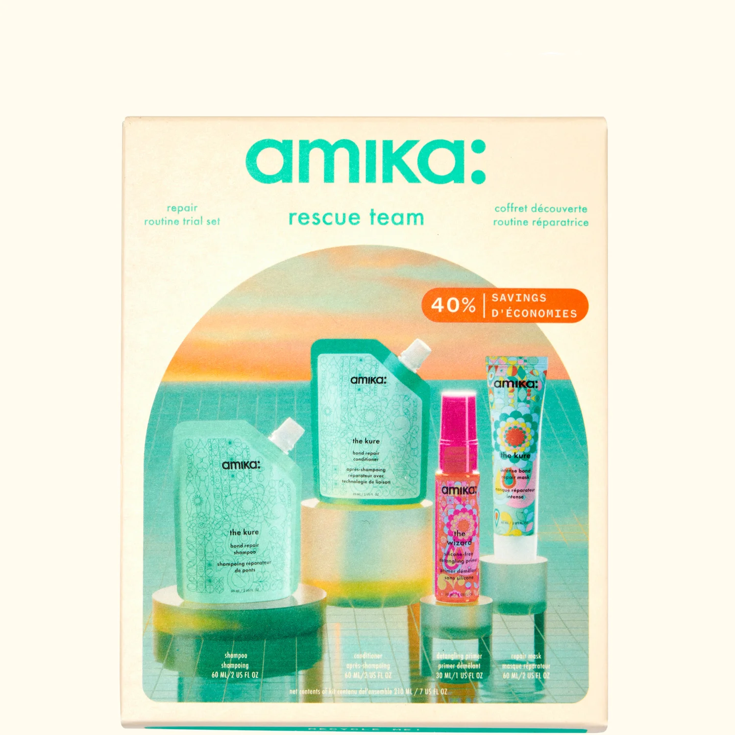 rescue team hair routine trial set (40% savings)