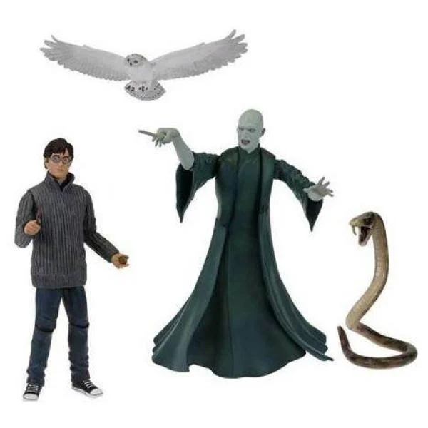 Harry Potter: 5 Inch Harry Potter And Lord Voldemort Action Figure Twin Pack