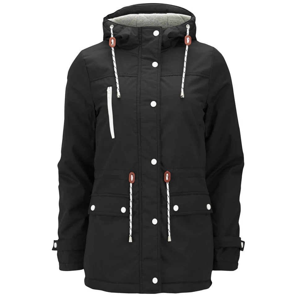 Vero Moda Women's Zena Parka Coat - Black