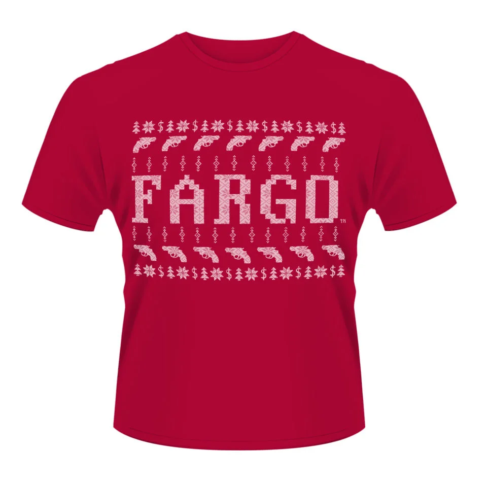 Fargo Men's T-Shirt - Fargo Knit - Red