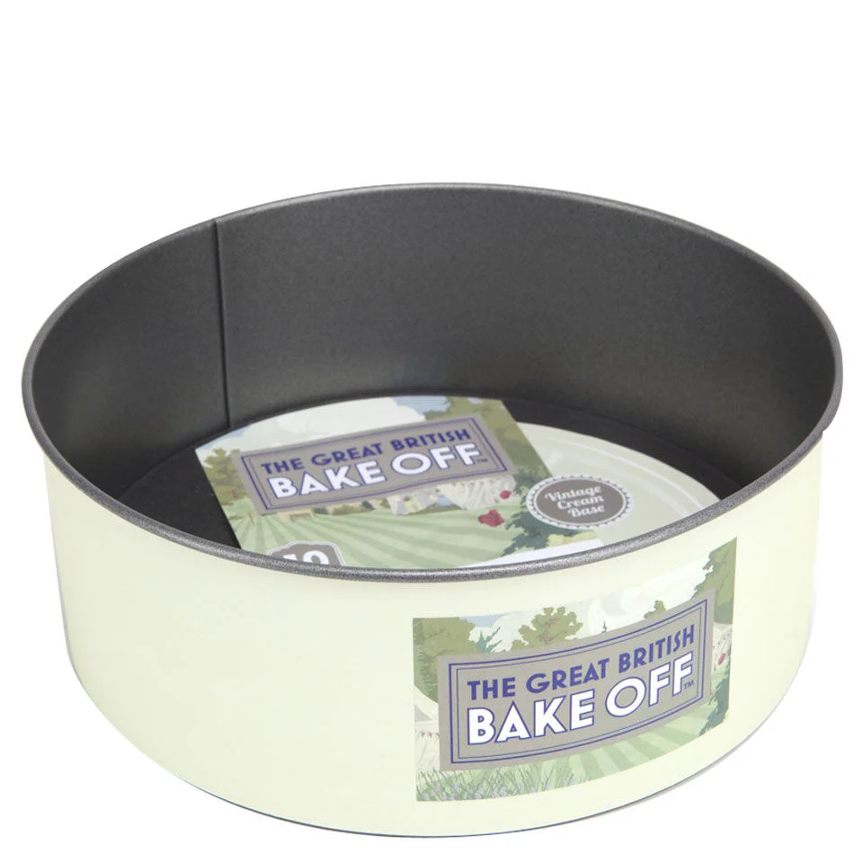 Great British Bake Off 9 Inch Vintage 2 Tone Non Stick Loose Base Round Cake Tin