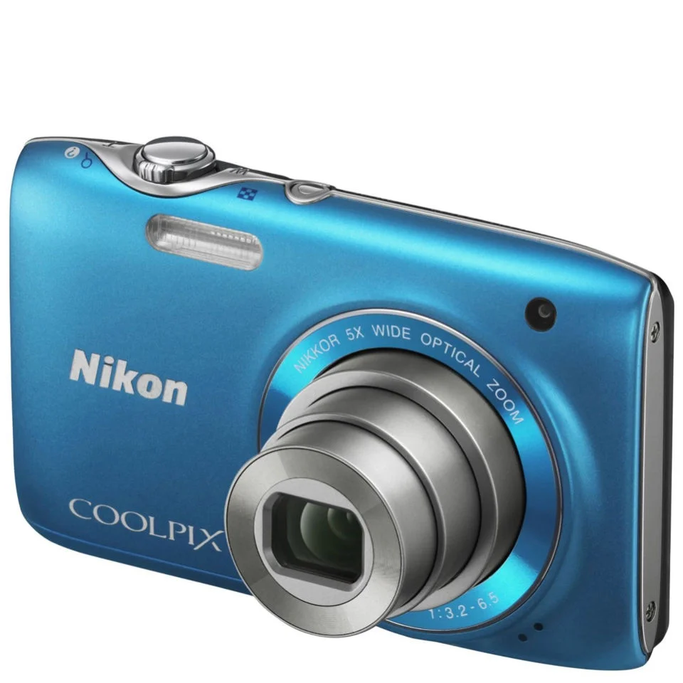 Nikon Coolpix S3100 Compact Digital Camera - Blue (14MP, 5x Optical Zoom) 2.7 Inch LCD Refurbished
