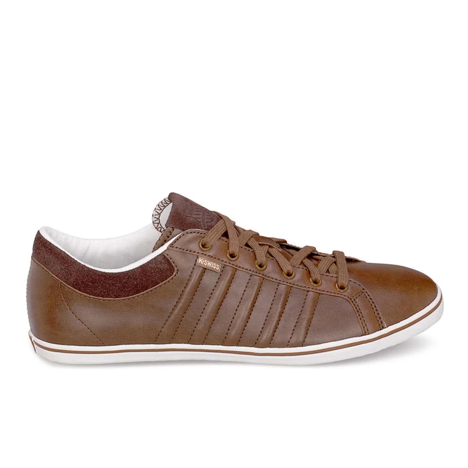 K-Swiss Men's Hof 4 Trainers  - Brown/White