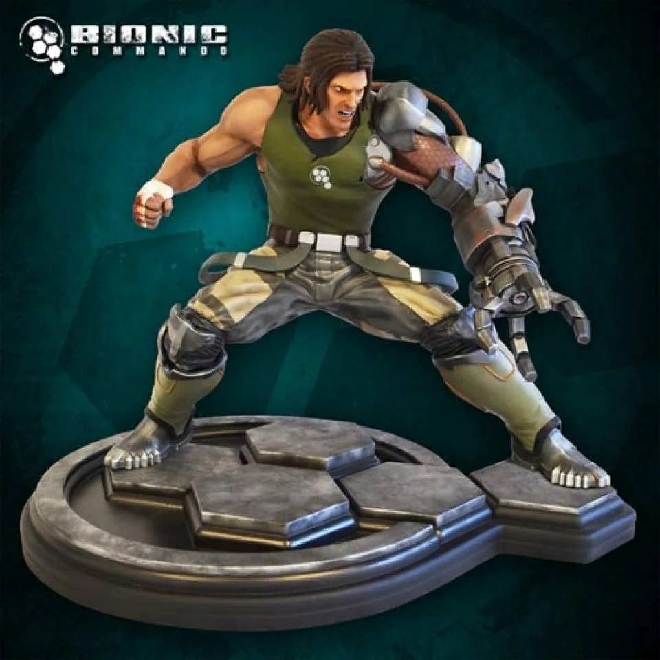 Hollywood Collectibles Bionic Commando Nathan Rad Spencer 1:4 Scale Statue - Limited to 500 Worldwide