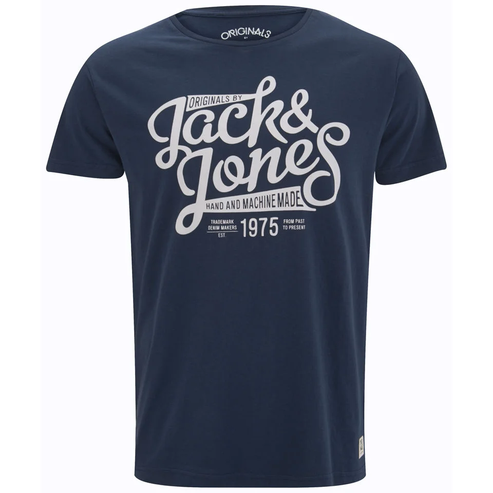 Jack & Jones Men's Originals Raffa T-Shirt - Dress Blue