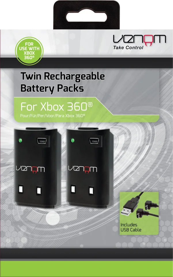 Xbox 360 Twin Rechargeable Battery Pack