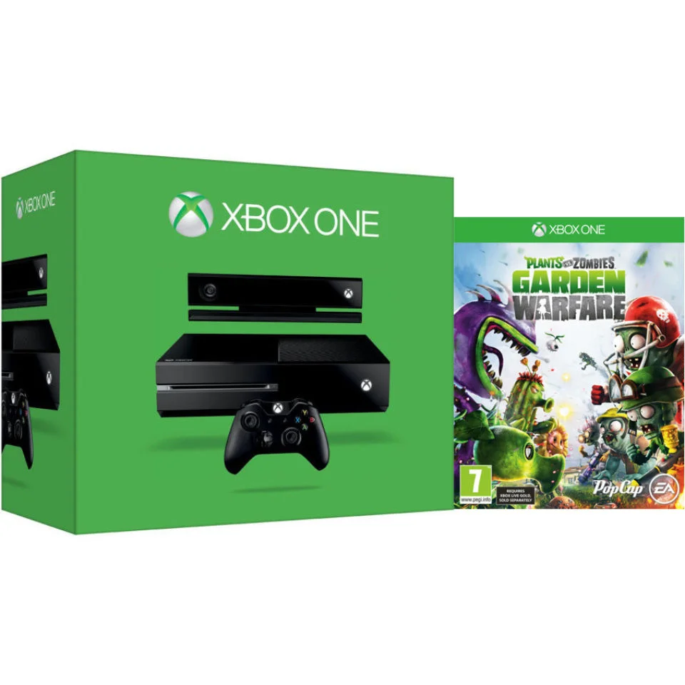 Xbox One (New Console): Includes Plants vs Zombies: Garden Warfare