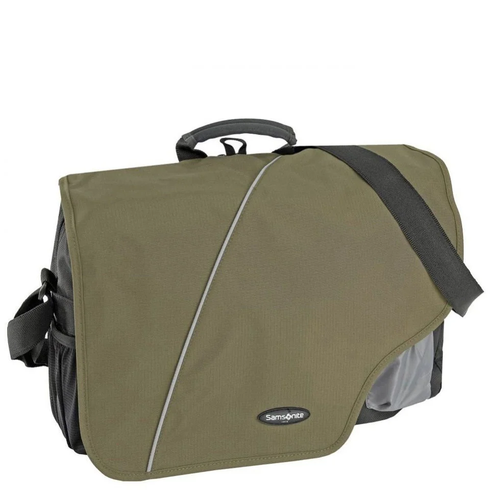 Samsonite Wander Boston Laptop Messenger Bag - Khaki