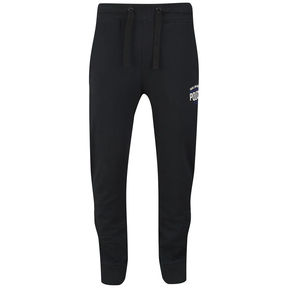 883 Police Men's Tetris Joggers - Night Black