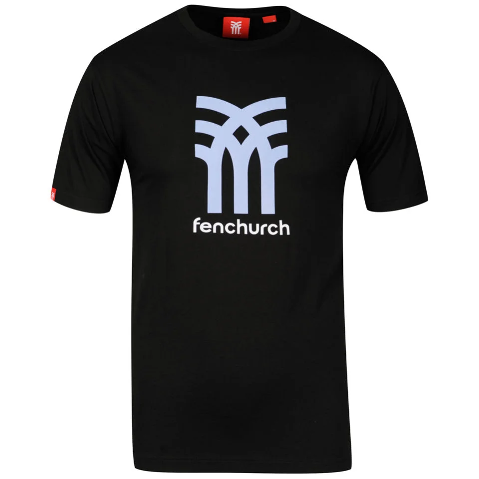 Fenchurch men's Jersey Icon T-Shirt - Black/Bluebell/White