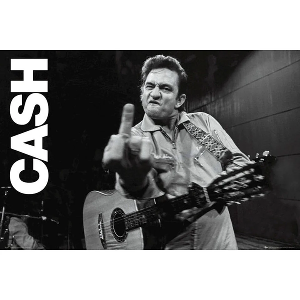 Johnny Cash San Quentin (Finger) - Maxi Poster - 61 x 91.5cm