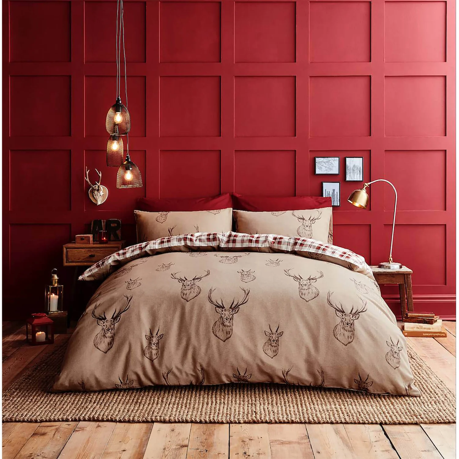 Catherine Lansfield Stag Bedding Set - Multi