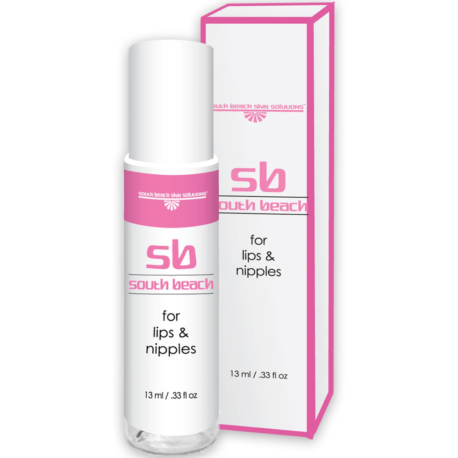 South Beach Mini Rollerball For Lips & Nipples 13ml