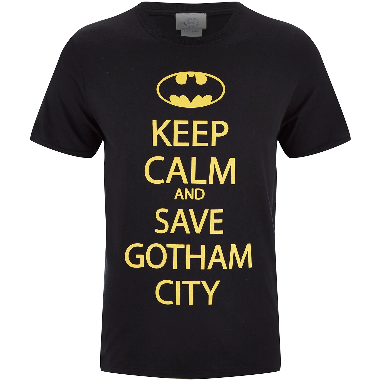 DC Comics Men's Batman Keep Calm T-Shirt - Black