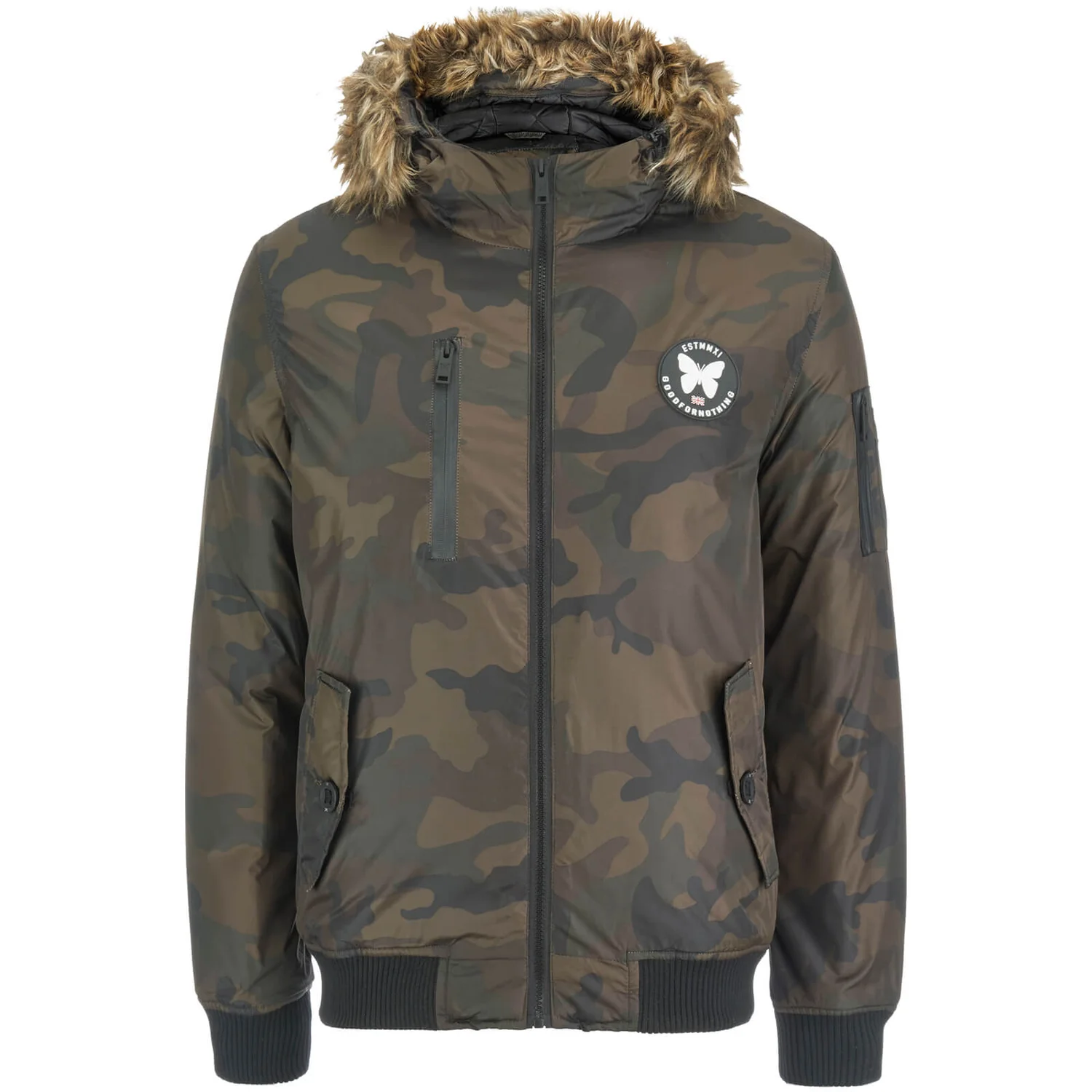 Good For Nothing Men's Alaska Bomber Jacket - Camo