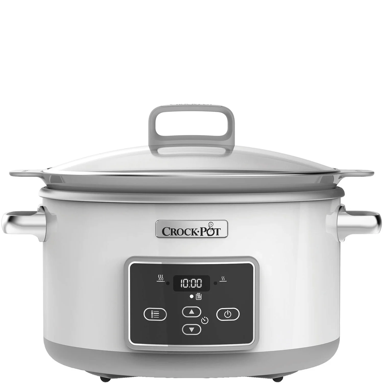 Crock-Pot CSC026 4.7 Litre DuraCeramic Saute Slow Cooker - White