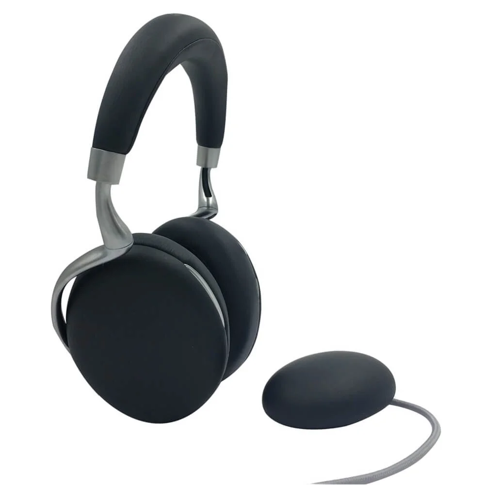 Parrot Zik 3 Wireless Headphones with Wireless Charger - Black Leather Grain