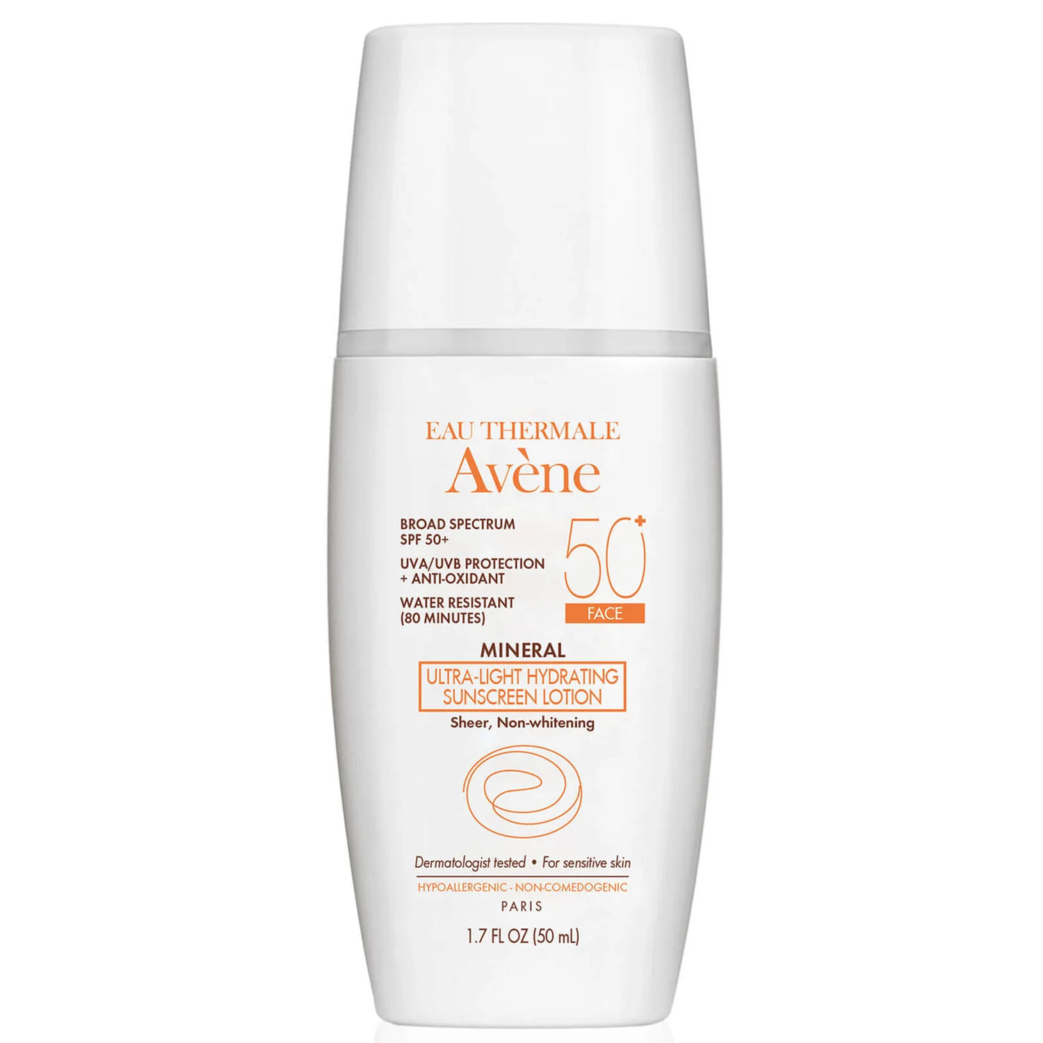 Avène MINERAL Ultra-light Hydrating Sunscreen Lotion SPF50+ 1.7fl. oz
