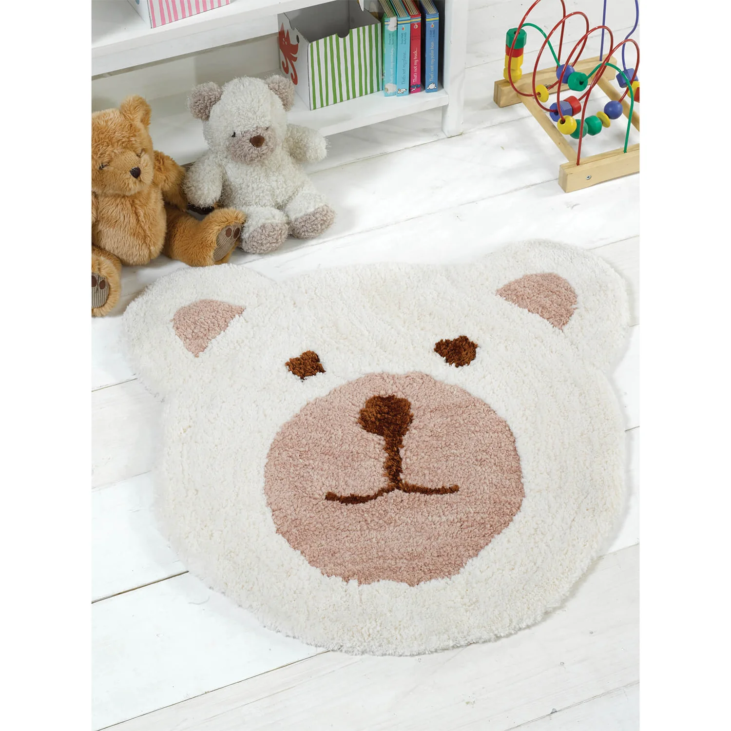 Flair Nursery Teddy Bear Rug - Natural (75X80)