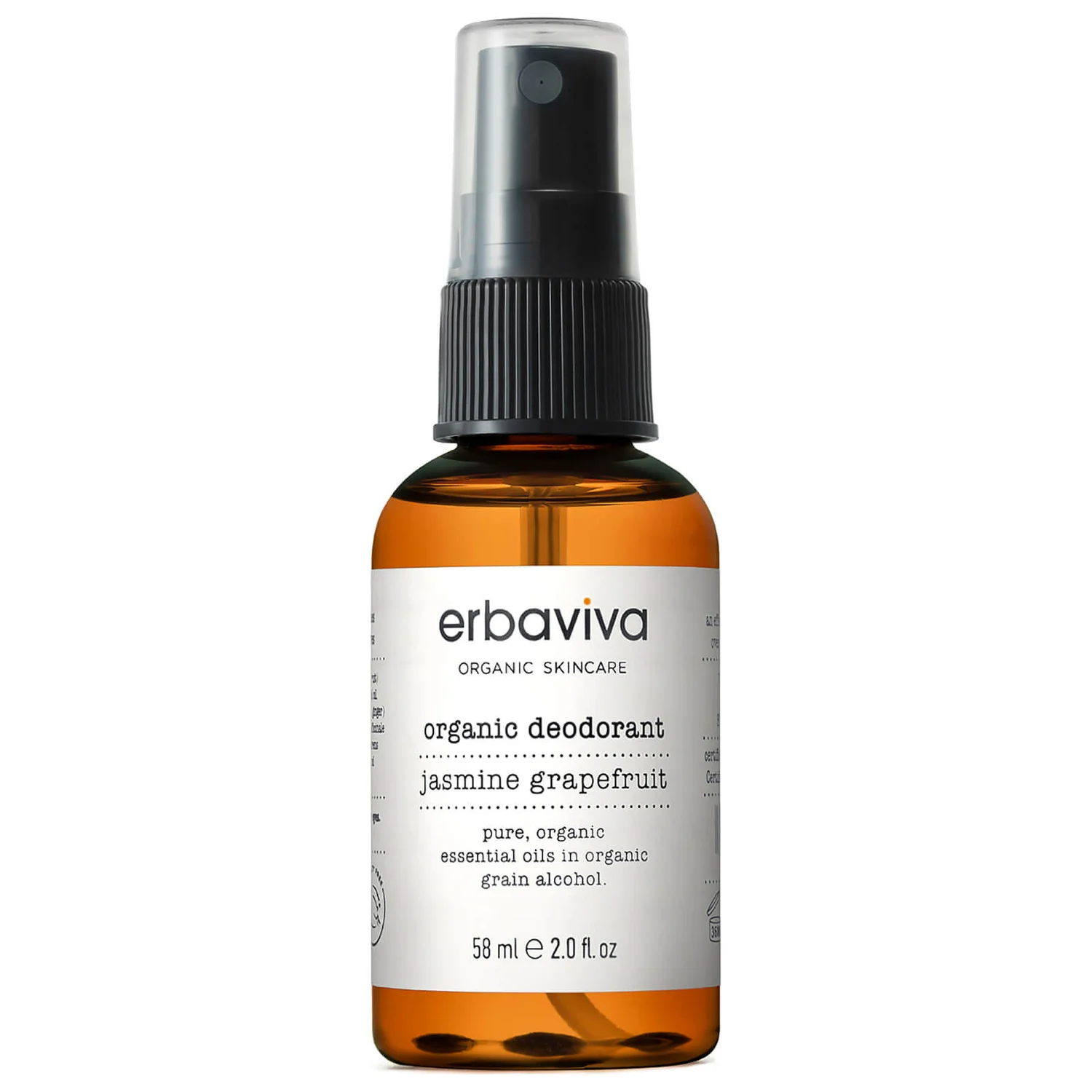 Erbaviva Travel Jasmine Grapefruit Organic Deodorant