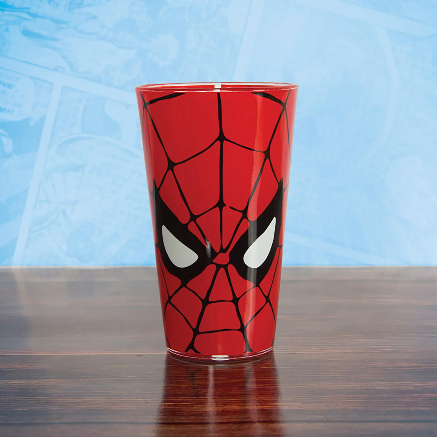 Marvel Comics Spider-Man Glass - Red