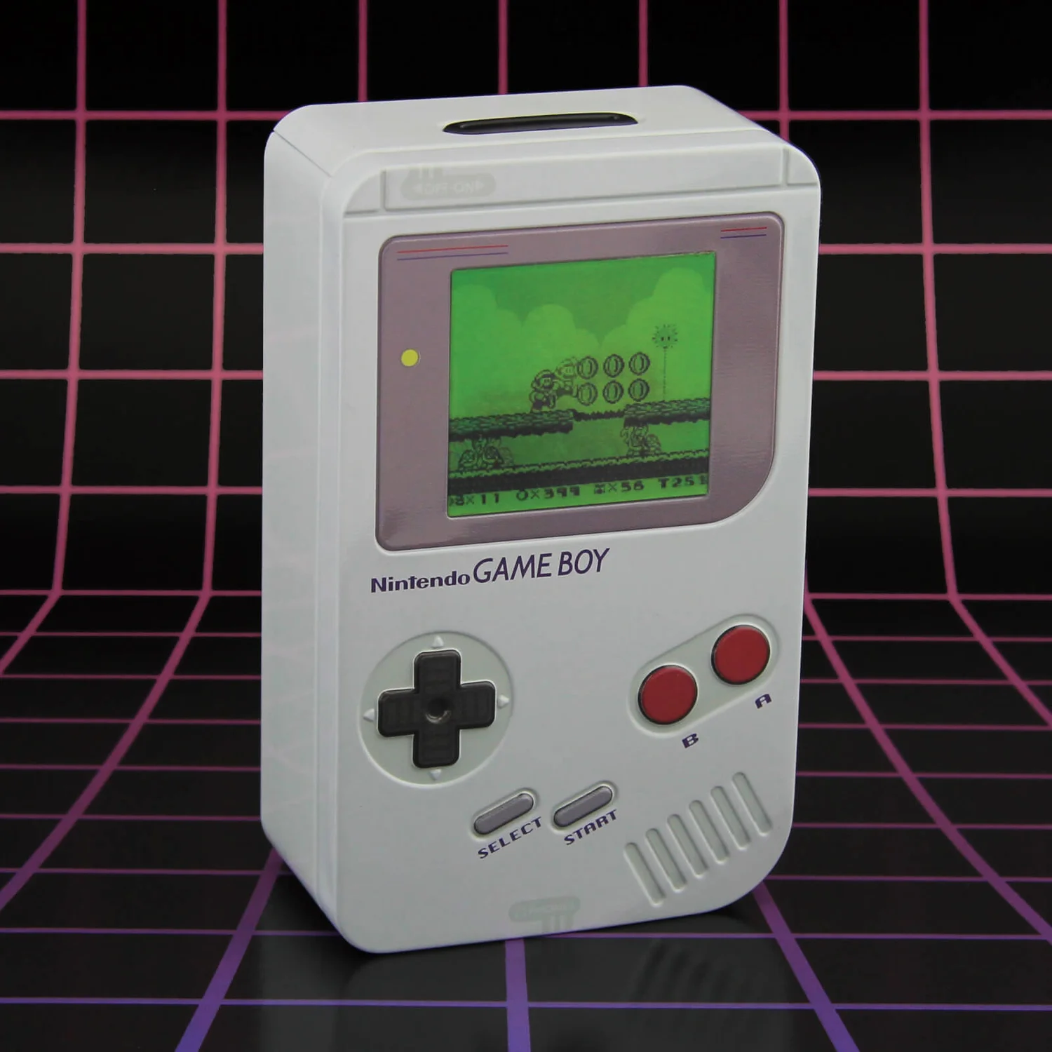 Nintendo Game Boy Tin Money Box - White