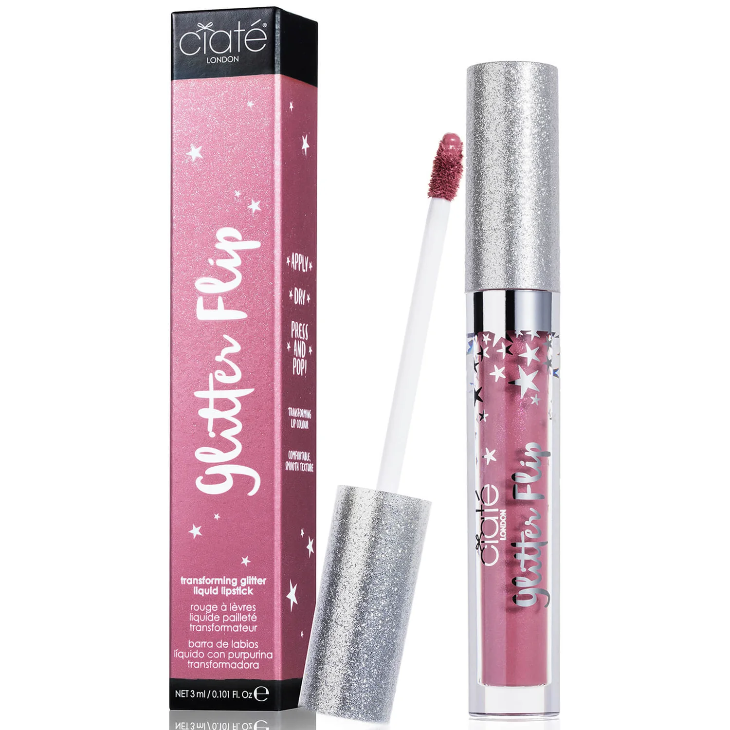 Ciaté London Glitter Flip Lipstick - Candy
