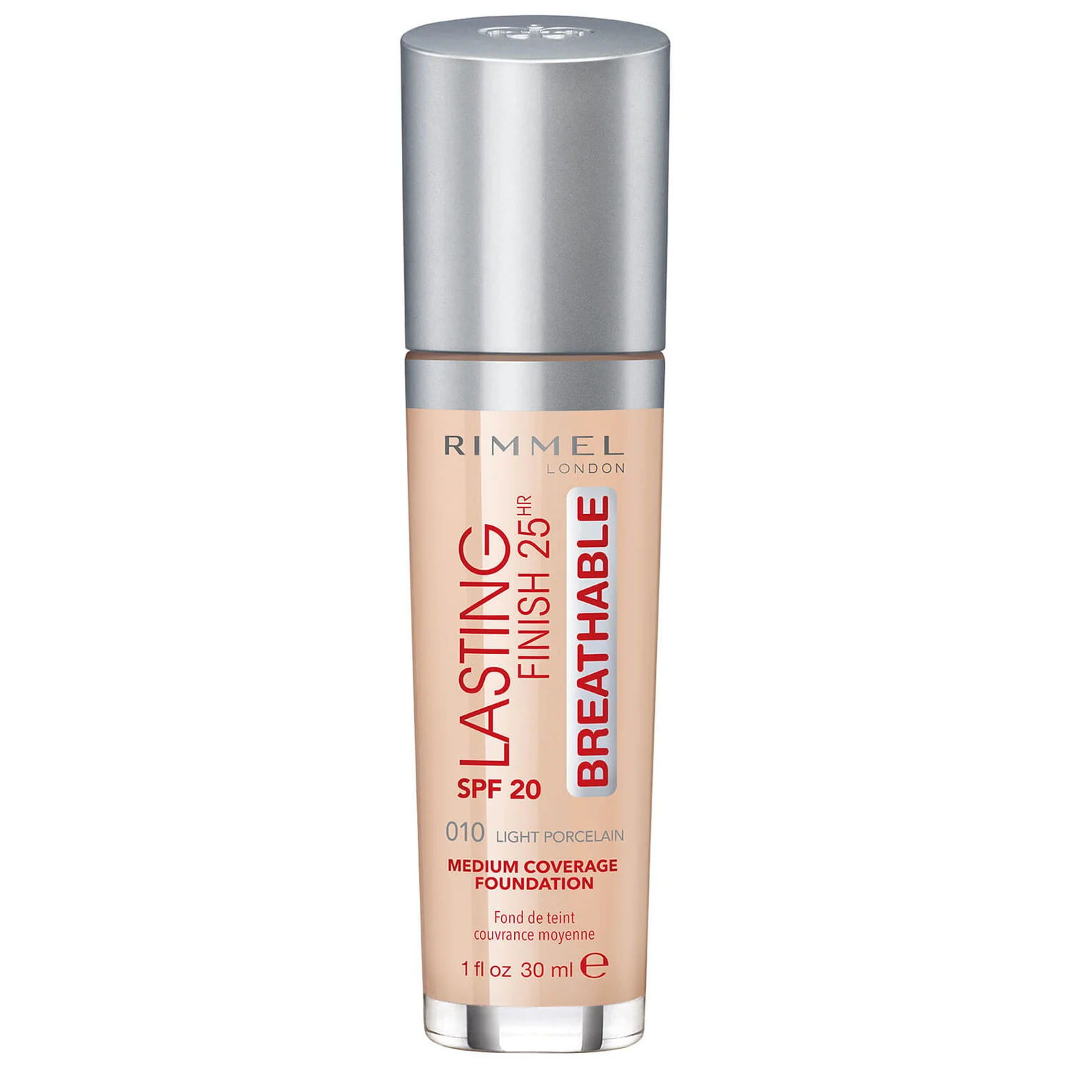 Rimmel Lasting Finish Breathable Foundation 30ml (Various shades)