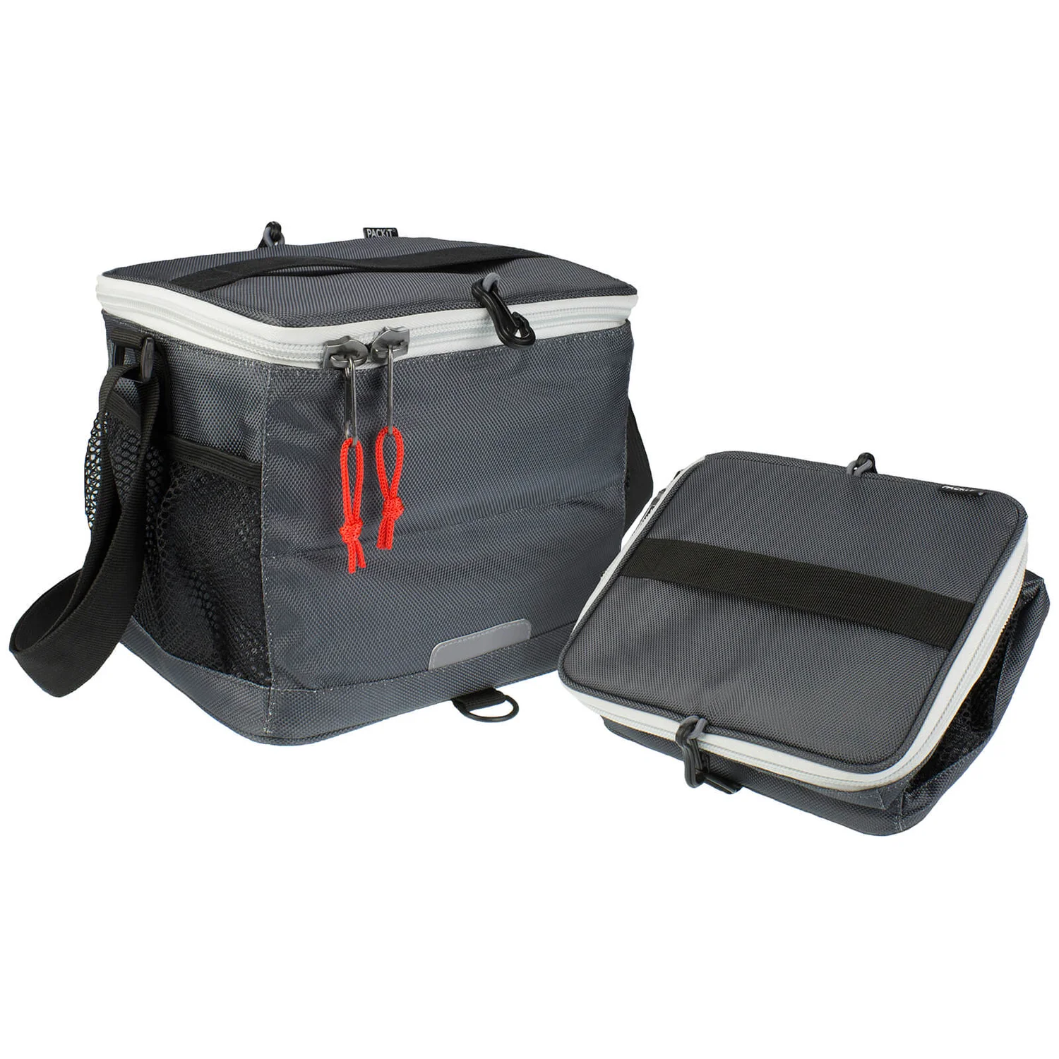 PackIt Freezable 9 Can Cool Bag - Charcoal