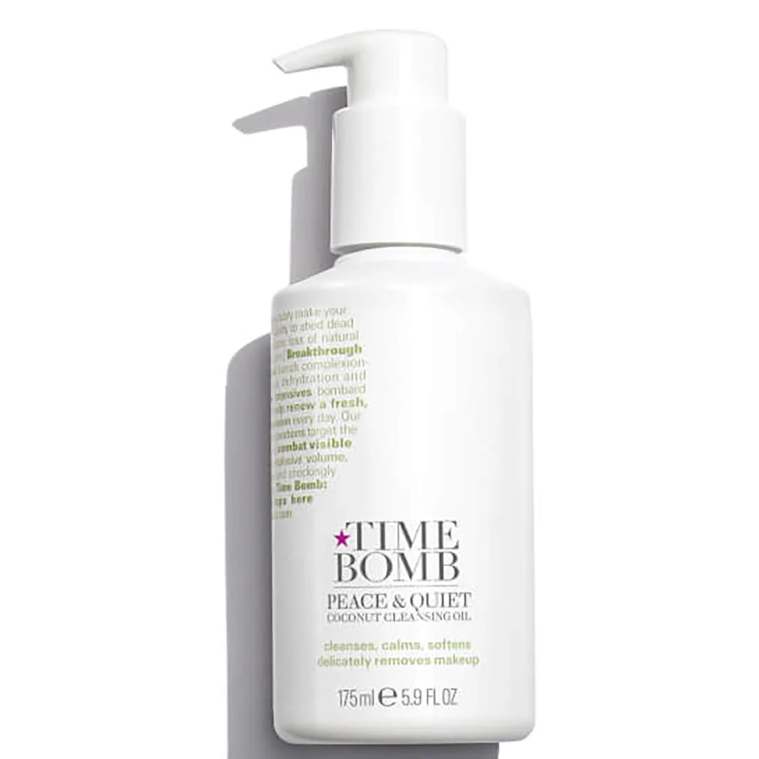 Time Bomb Peace and Quiet Coconut Cleansing Oil